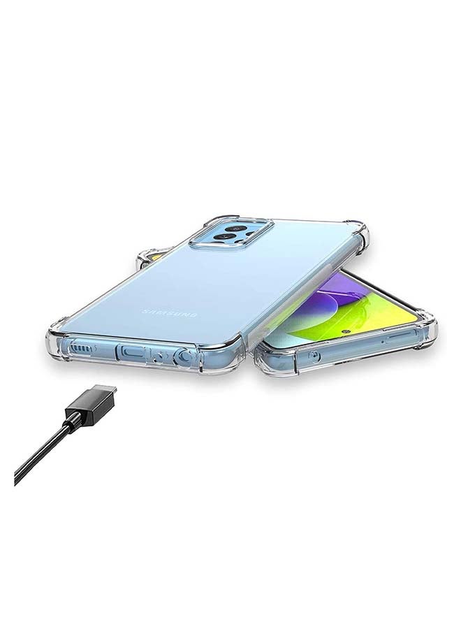 MARGOUN Shockproof Gorilla Bumper TPU Case Cover For Samsung Galaxy A52 4G/A52 5G Transparent - Image 5