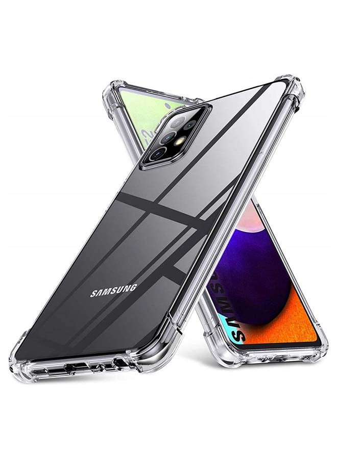 MARGOUN Shockproof Gorilla Bumper TPU Case Cover For Samsung Galaxy A52 4G/A52 5G Transparent - Image 4