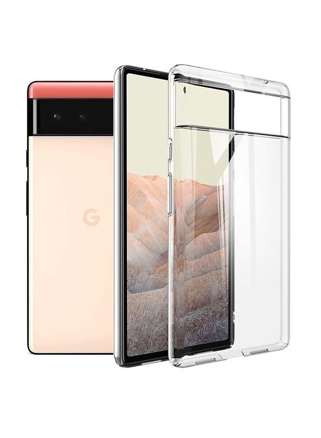 MARGOUN Shockproof Clear TPU Case Cover For Google Pixel 6 Transparent - Image 1