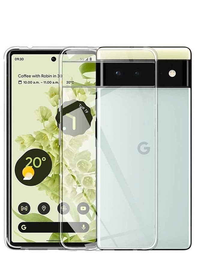 MARGOUN Shockproof Clear TPU Case Cover For Google Pixel 6 Transparent - Image 4