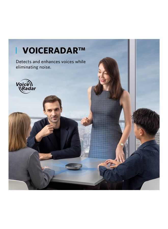 PowerConf S500 Speakerphone with Zoom Rooms Certification, USB-C Conference Bluetooth Speaker, Microphone with Premium Voice Pickup Black - v1649424790/N53074732A_4