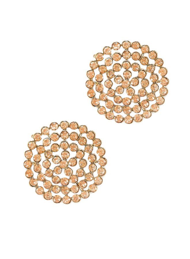 R&B Stone Studded Stud Earrings  - Image 1