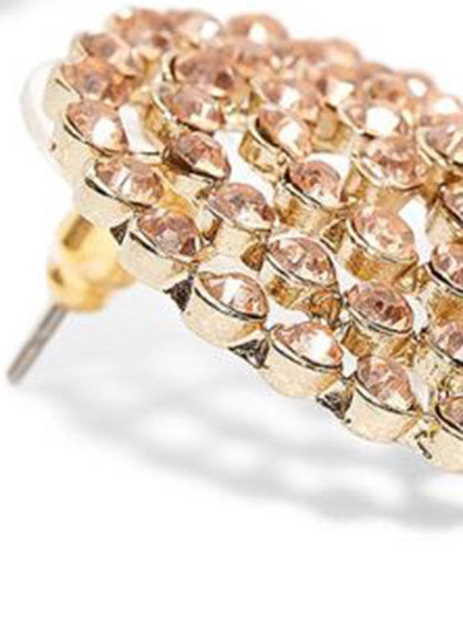 R&B Stone Studded Stud Earrings  - Image 4