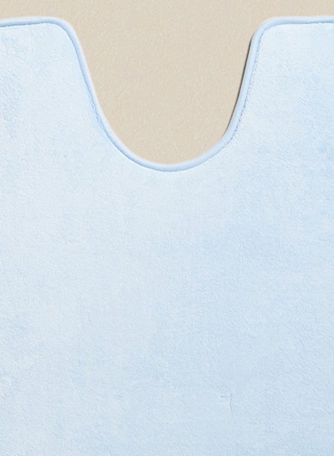 Noon East - Bath Mat - Lightblue Color - Bathroom Mat Memory Foam 2 - Piece Light Blue - Image 1
