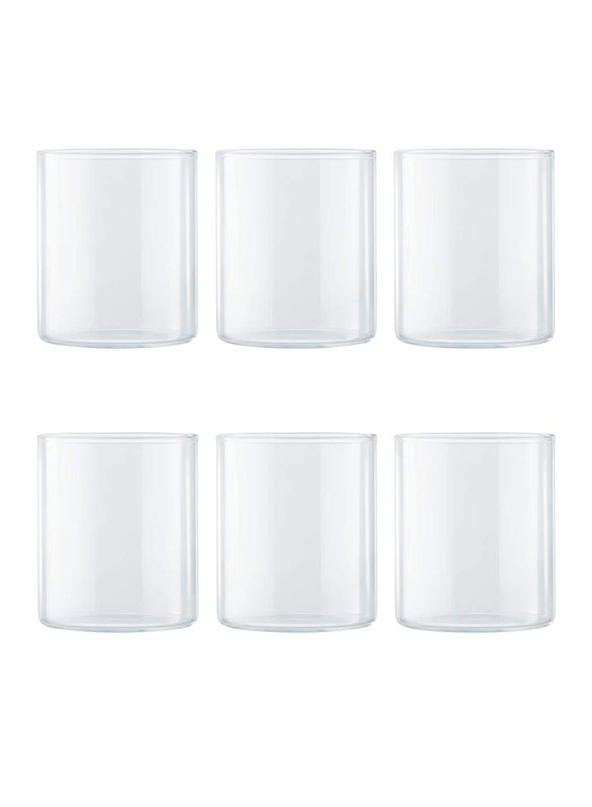 BOROSIL 6-Piece Vision Squat Glass Set Clear  - Image 1