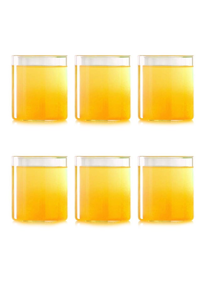 BOROSIL 6-Piece Vision Squat Glass Set Clear  - Image 2