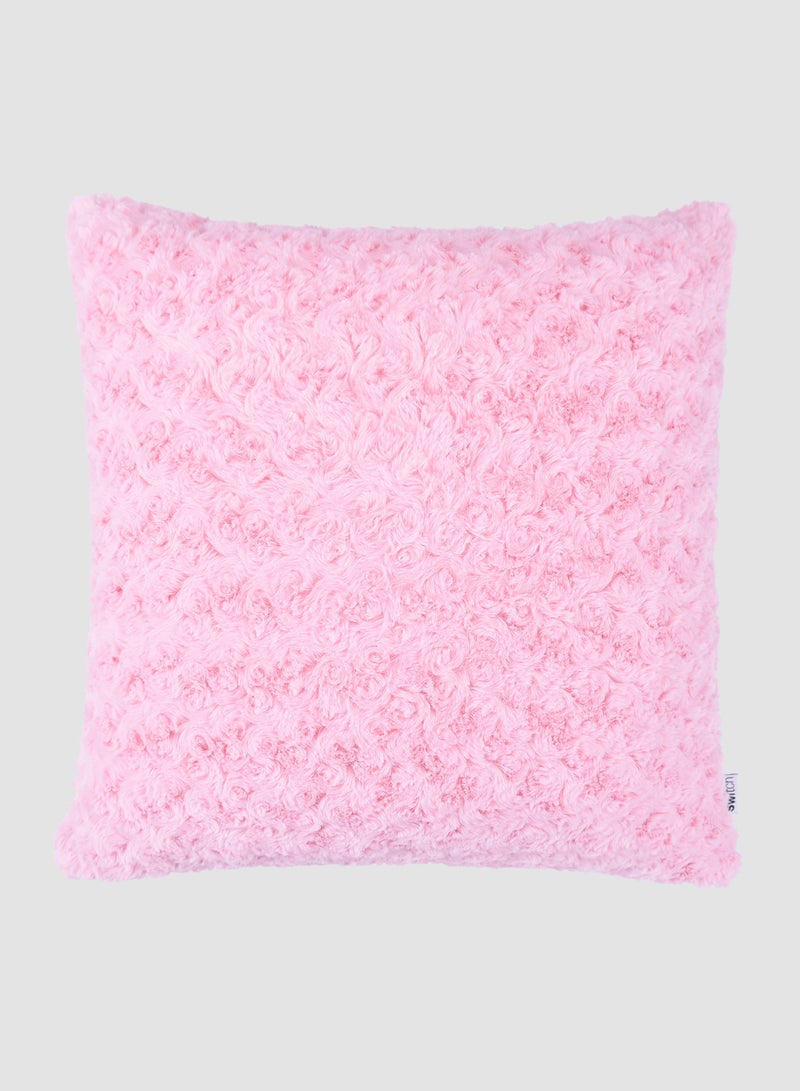 Switch Faux Fur Cushion  VI, Unique Luxury Quality Decor Items for the Perfect Stylish Home Pink CUS238  - Image 1