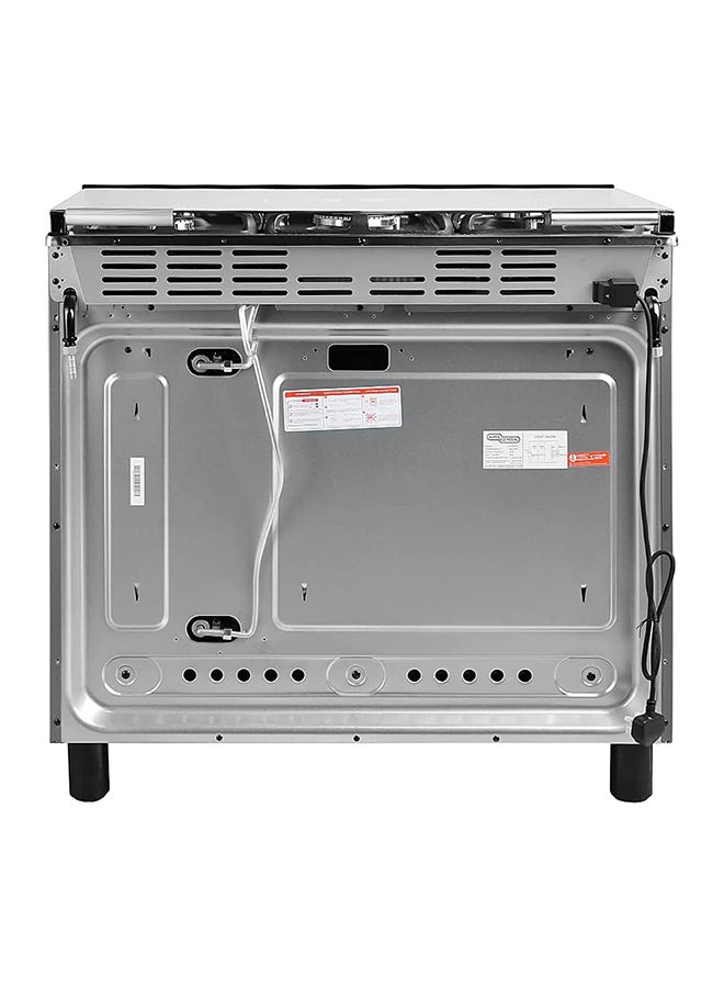 SUPER GENERAL 5-Burner Freestanding Gas Cooker 90x60x85cm SGC901FS Silver  - Image 3