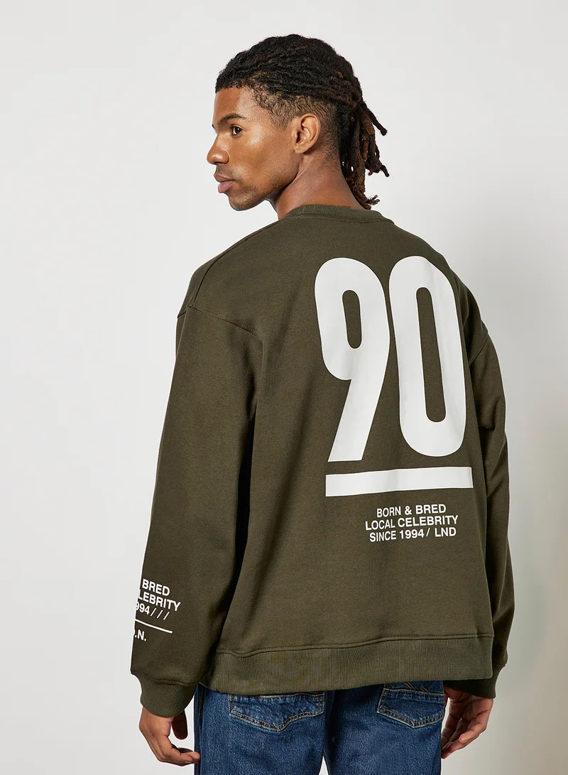 STATE 8 Slogan Sweatshirt
