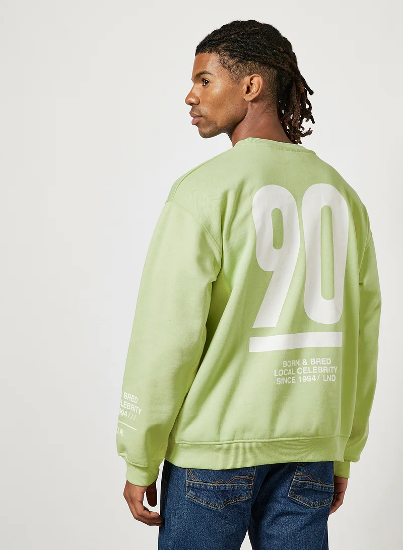 STATE 8 Printed Sweatshirt