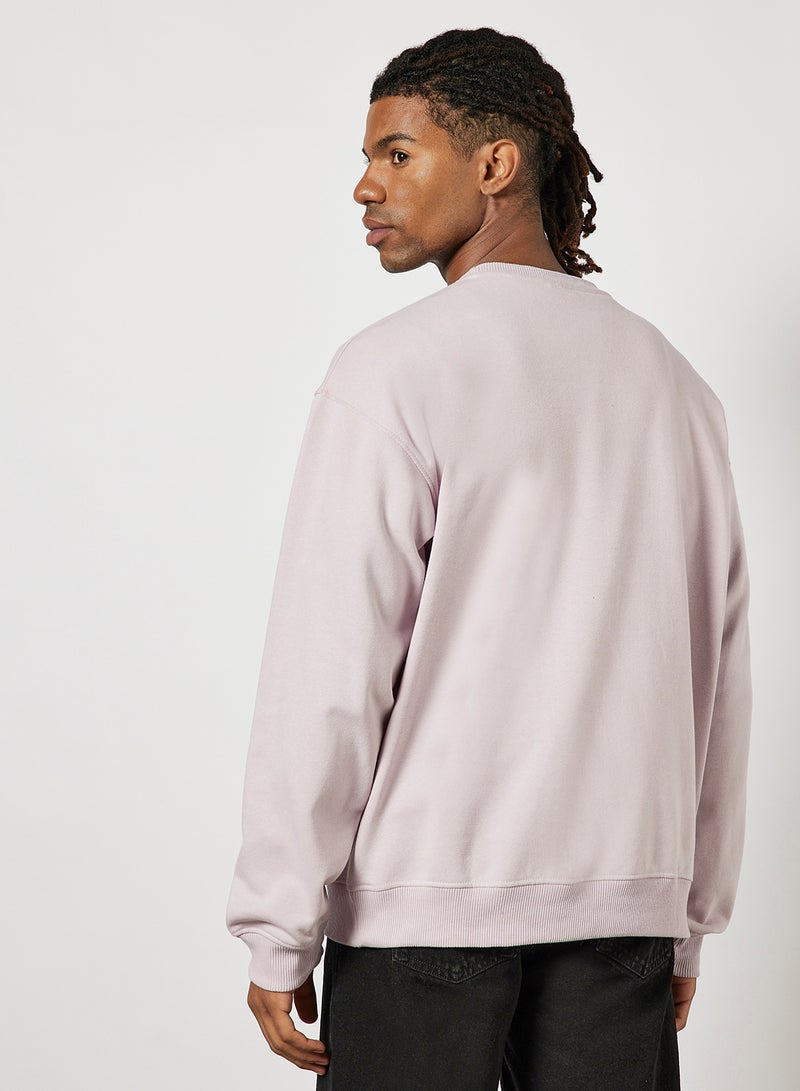 STATE 8 - Printed Sweatshirt Purple - Image 1