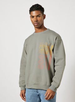Printed Sweatshirt Grey