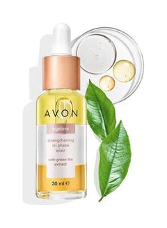 Ageless Strengthening Tri Phase Elixir With Green Tea Extract Multicolour 30ml