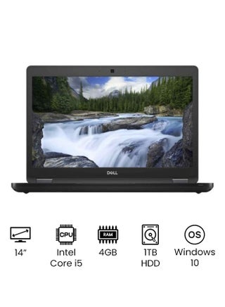 Latitude 5490 Laptop With 14-Inch Full HD Display, Core i5 Processor/4GB RAM/1TB HDD/Intel Integrated Graphics/Windows 10 Black - v1649432297/N30967206A_1
