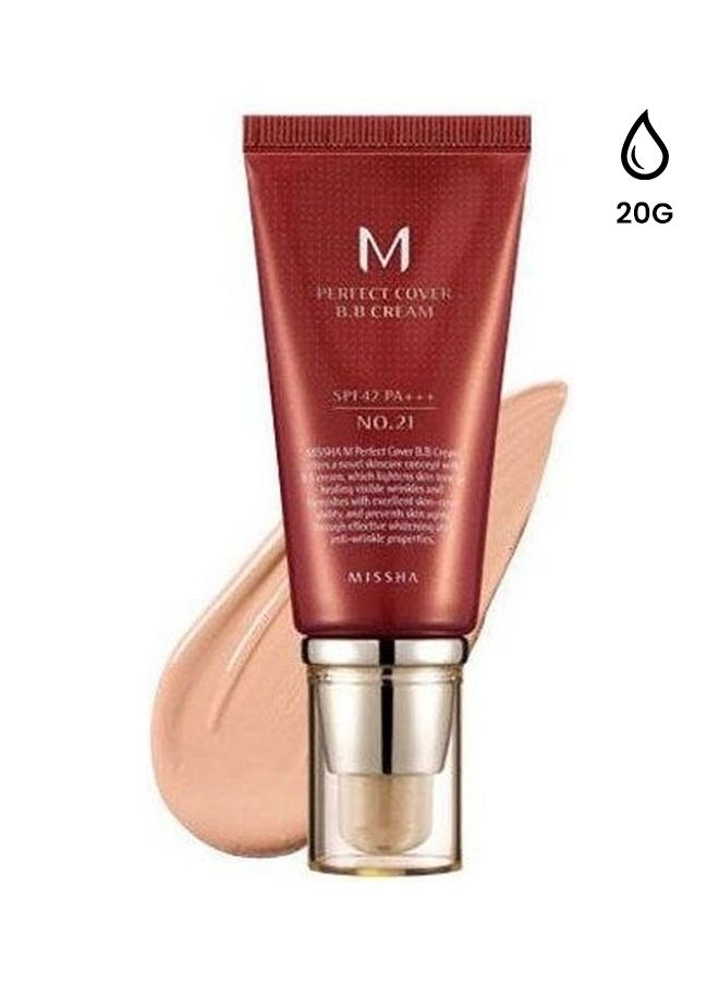 Missha M Perfect Cover BB Cream No.21 beige - Image 1