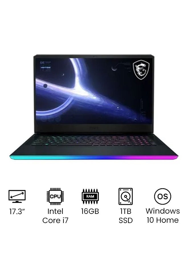 MSI - GE76 Raider Gaming Laptop With 17.3-Inch Full HD Display, Core i7 Processer/16GB RAM/1TB SSD/6GB NVIDIA GeForce RTX 3060 Graphics/Windows 10 Home International Version Black - Image 1
