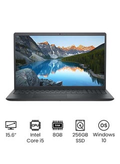 Inspiron 3511 (Upgraded Version) Laptop With 15.6 Inch Display, 11th Gen Core i5-1135G7 Processer/8GB RAM/256GB SSD/Intel Iris XE Graphics/Windows 11 International Version black black