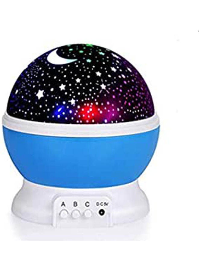 Night Lighting Lamp Star Light Rotating Projector 4 Led Bulbs 8 Modes Multicolour - Image 1