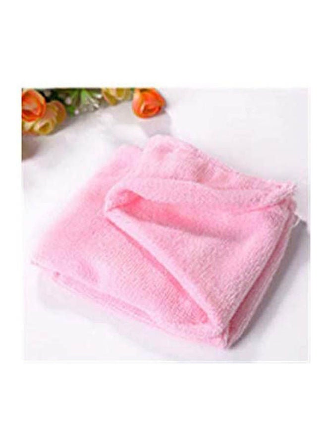 Bathroom Towel Super Absorbent Quick Drying Microfiber Pink