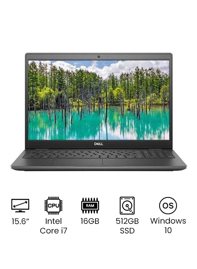 DELL Latitude 3510 (Upgraded Version) Laptop With 15.6-Inch Full HD Display, Core i7 Processer/16GB RAM/512GB SSD/2GB Nvidia GeForce Graphics/Windows 10 International Version Black Black  - Image 1