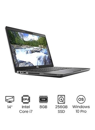لابتوب لاتيتيود 5400 بشاشة مقاس 14 بوصة بدقة كاملة الوضوح ومعالج كور i7/ ذاكرة رام 8 جيجابايت/ محرك أقراص SSD سعة 256 جيجابايت/ بطاقة رسومات إنتل بدقة فائقة الوضوح/ نظام تشغيل ويندوز 10 برو/ إصدار عالمي أسود - v1649487494/N43699960A_1