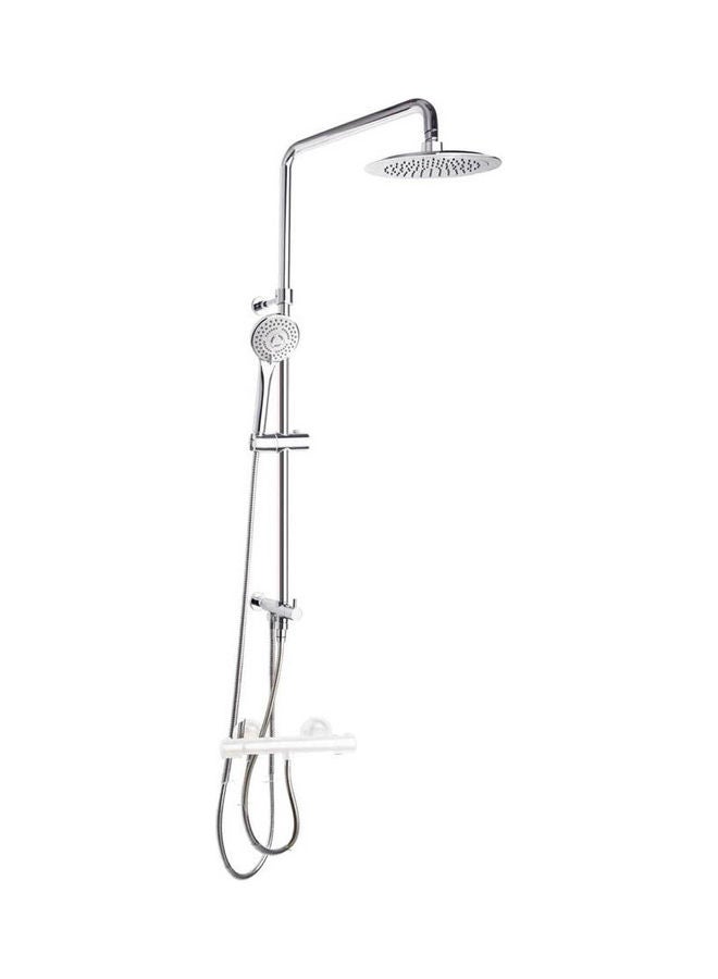 رامون سولر Round Bowl Shower Shaft Mm240¡ And Earphone 1 System 200240 Silver - Image 1