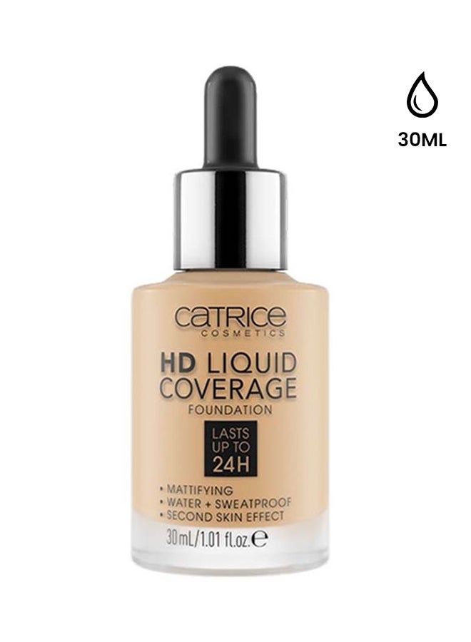 Catrice - HD Liquid Coverage Foundation 036 Hazelnut Beige - Image 1