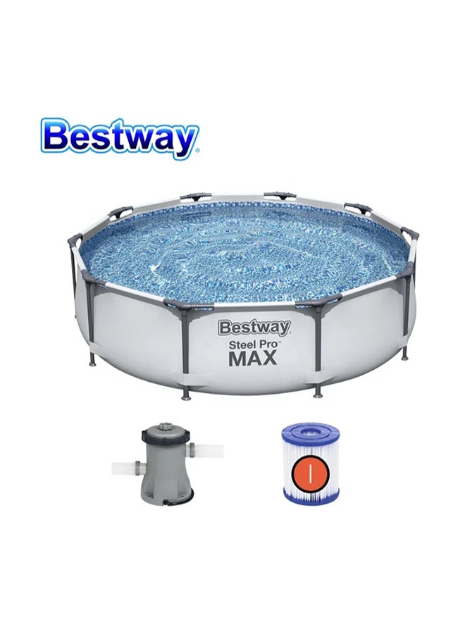 Bestway Steel Pro Frame Pool Set( Pool Filter Pump) 305x76cm  - Image 2