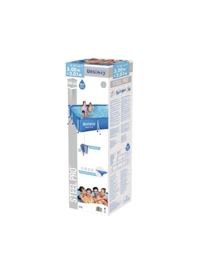 Bestway Deluxe Splash Frame Pool 300x201x66Cm 3300L -26-56404 1200Liters 1200Liters - Image 2