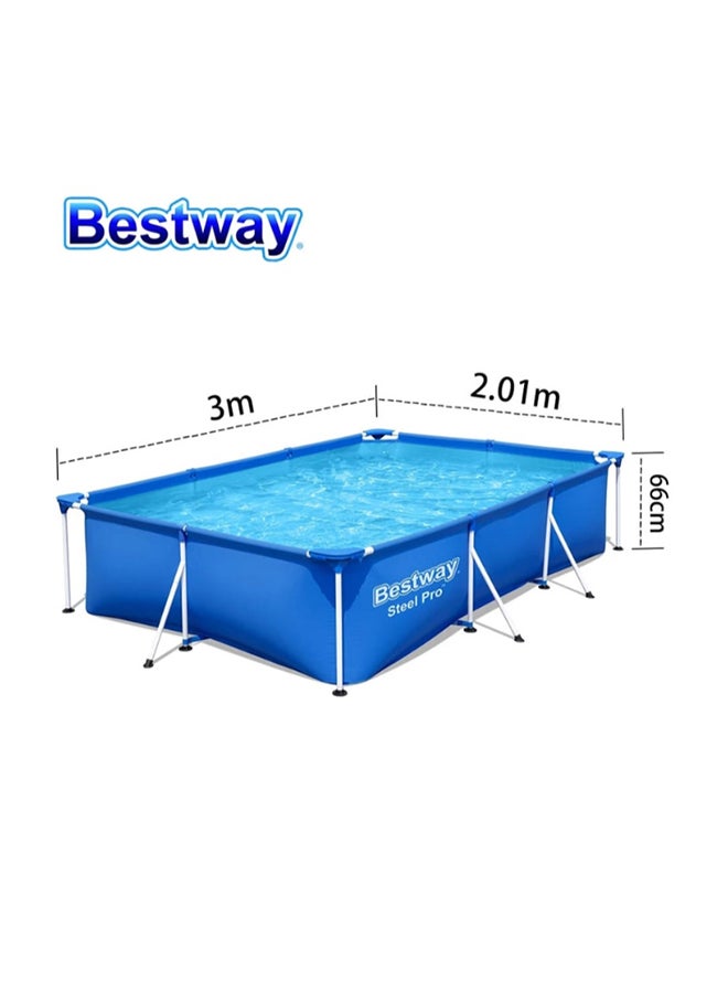 Bestway Deluxe Splash Frame Pool 300x201x66Cm 3300L -26-56404 1200Liters 1200Liters - Image 4