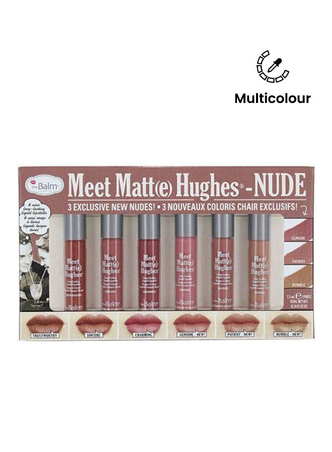 theBalm - Meet Matt(E) Hughes Rouge Set Loyal - 6 Shades Multicolour - Image 1