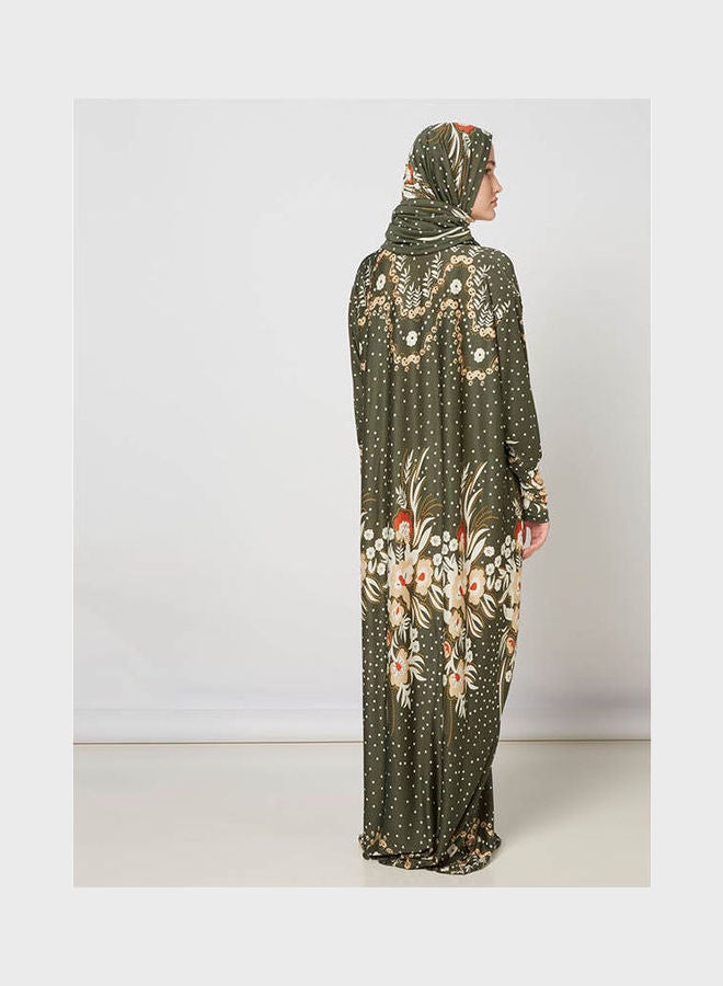 ARTLOOK - Long Sleeve Printed Praying Clothes Multicolor - Image 1