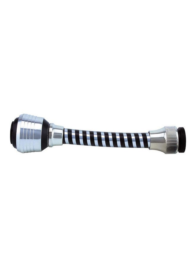 Turbo Flex Swivels 360 Degree Easy Cleaning Flexible Faucet Sprayer Silver - Image 2