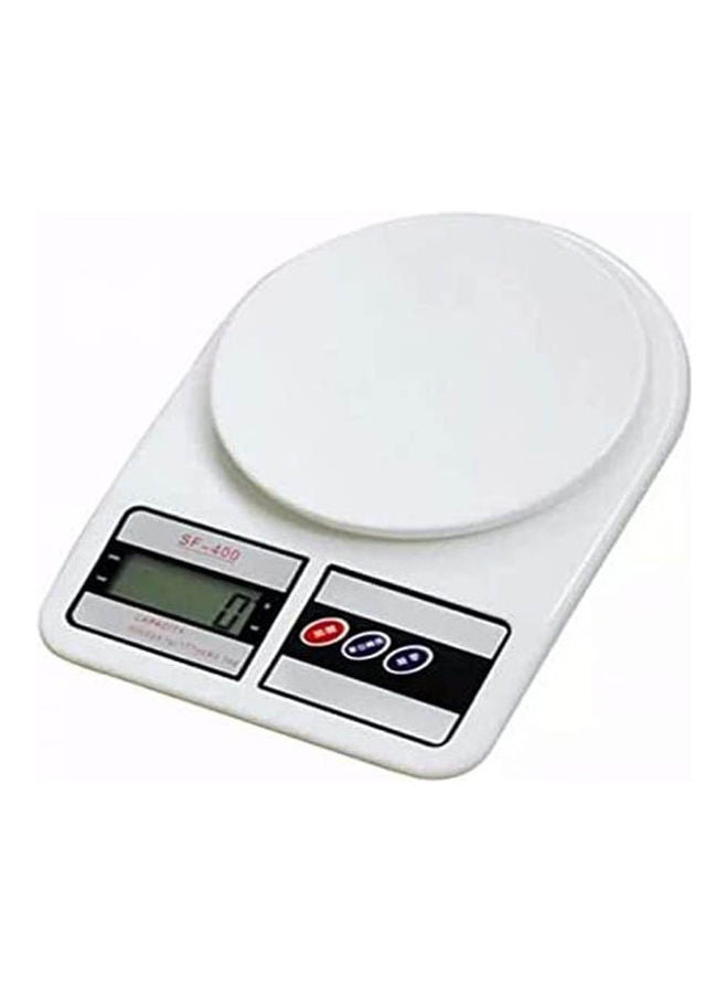 Digital Electronic Kitchen Scale White 10kg