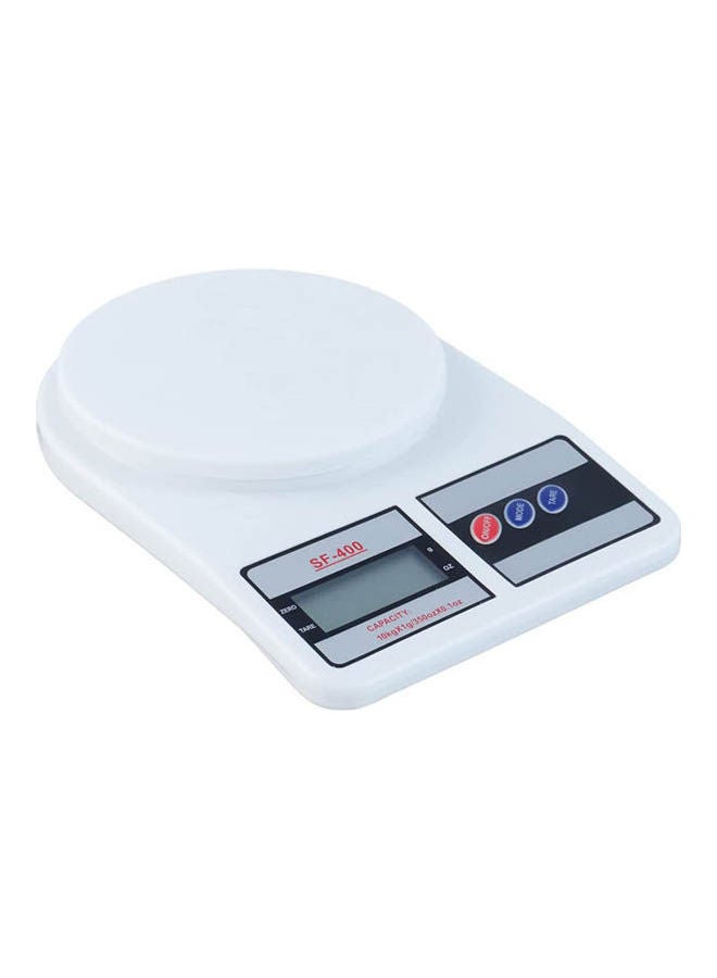 Digital Electronic Kitchen Scale White 10kg - Image 1