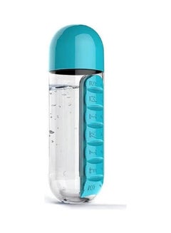 Combine Daily Pill - Vitamin Box Organizer With Water Bottle Multicolor