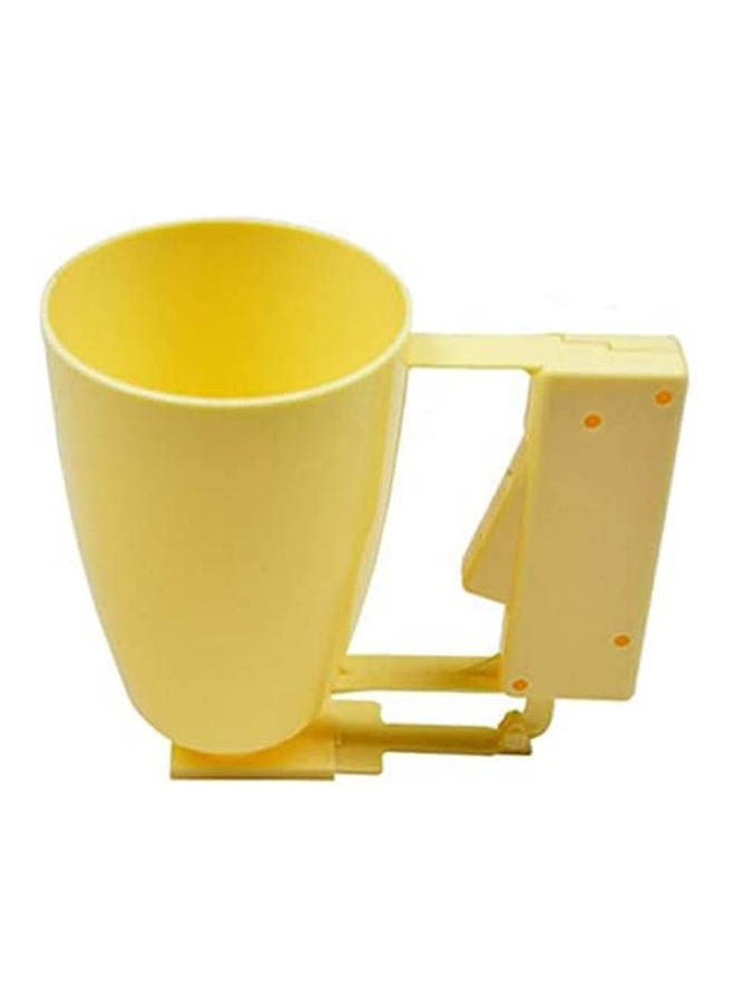 Plastic Handheld Batter Dispenser Cupcake Cream Yellow