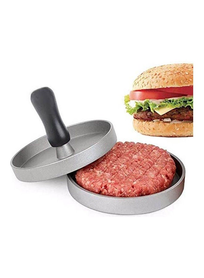 Befound Hamburger Meat Beef Grill Round Shape Burger Press Silver  - Image 2