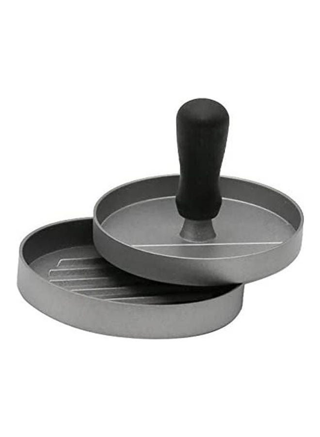 Befound Hamburger Meat Beef Grill Round Shape Burger Press Silver  - Image 1