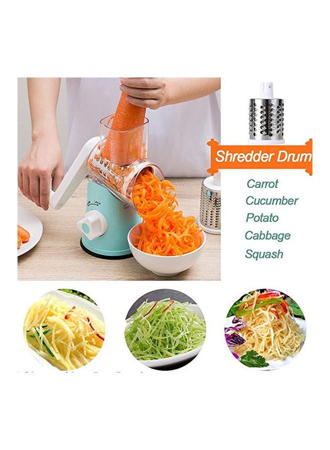 Vegetable Chopper Mandoline Slicer Cutter Blue  - Image 2