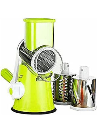 Vegetable Slicer Fruit Cutter Cheese Shredder Rotary Drum Grater Green - v1649581974/N53087519A_1