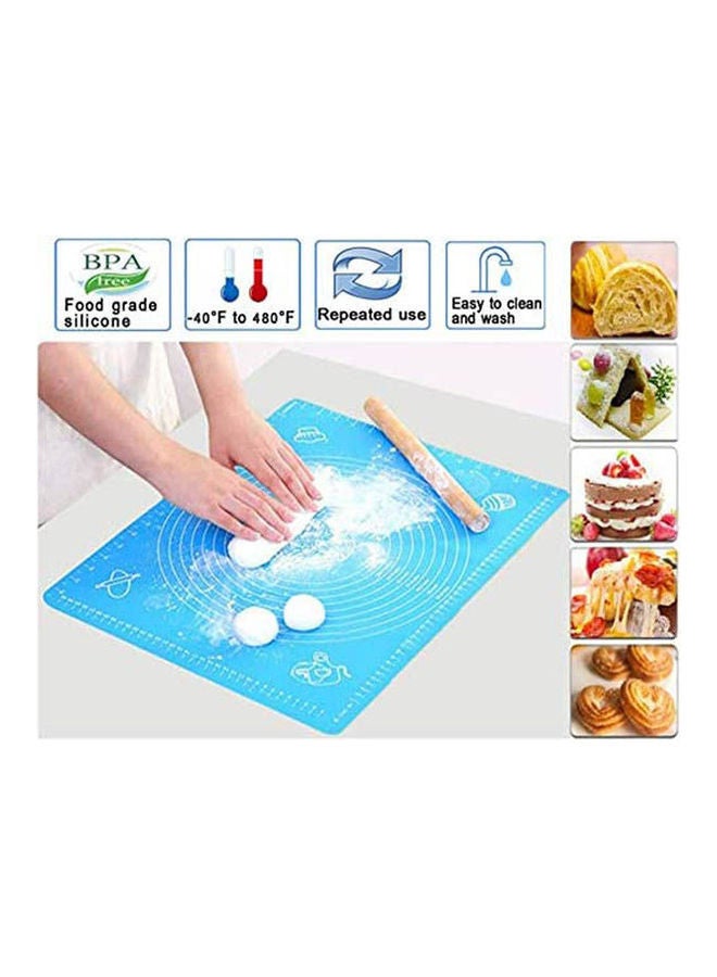 Pastry Mat Food Grade Soft Silicone Multicolour 19.3 x 15.5inch - Image 3