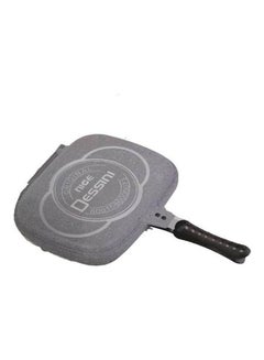 DESSINI Double Granite Grill Non-Stickable Grey 36cm 