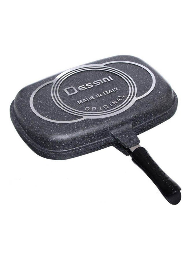 DESSINI - Double Grill Non-Stick Dessini Two-Sided Pan Grey 36cm - Image 1