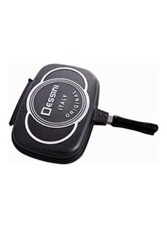 DESSINI Aluminum Two-Sided Double Grill Non-Stick Pressure Pan Black 40cm  - Image 1
