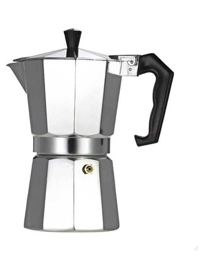 ماركة غير محددة 3-Cup الألومنيوم إسبرسو Percolator القهوة صانع الموقد موكا وعاء للاستخدام على الغاز أو موقد كهربائي 