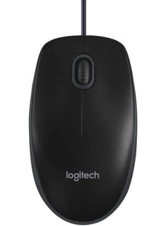 Logitech B100 Wired USB Mouse Black  - Image 1