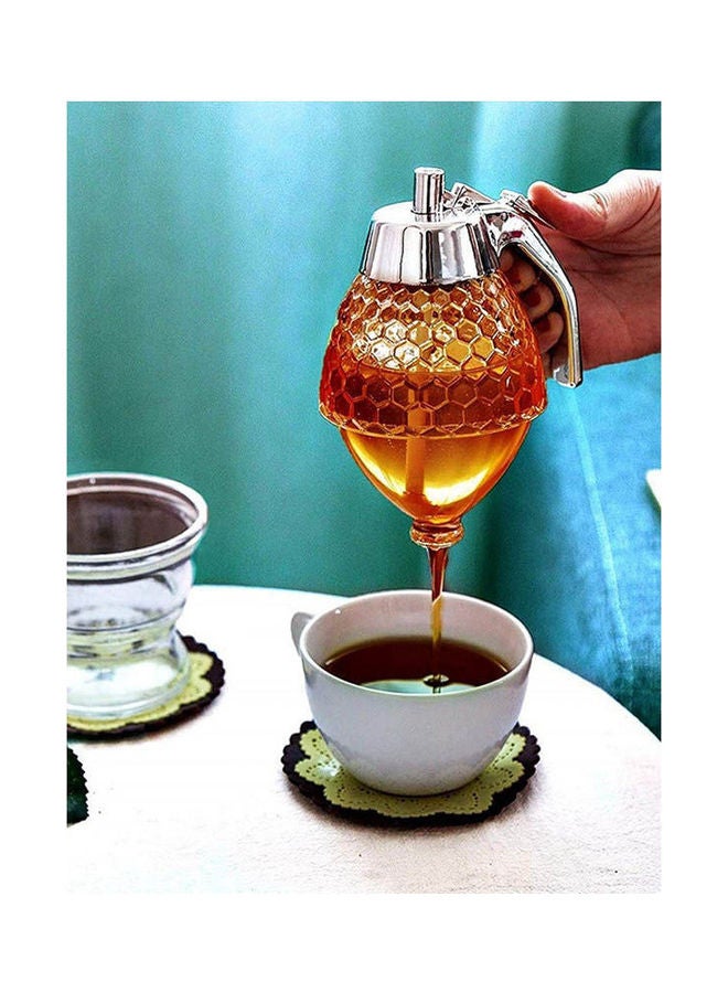 Raqi Glass Honey Dispenser For Distillation And Preservation Of Honey Clear  - Image 3