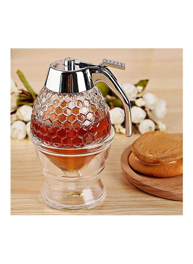 موزع العسل من Myb Supplies، زجاجة تخزين بلاستيكية أكريليكية بدون تسرب، زجاجة عصير شراب سائلة - Image 3