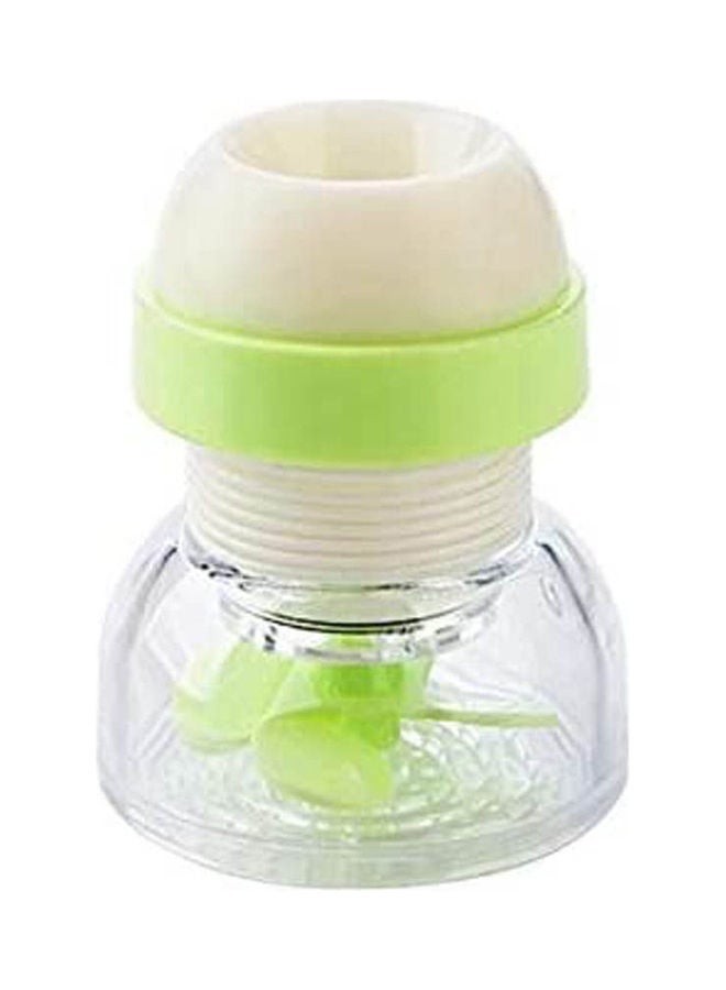 Kitchen Faucet Filter Splash Shower Tap Clear Green 14x3cm  - Image 1